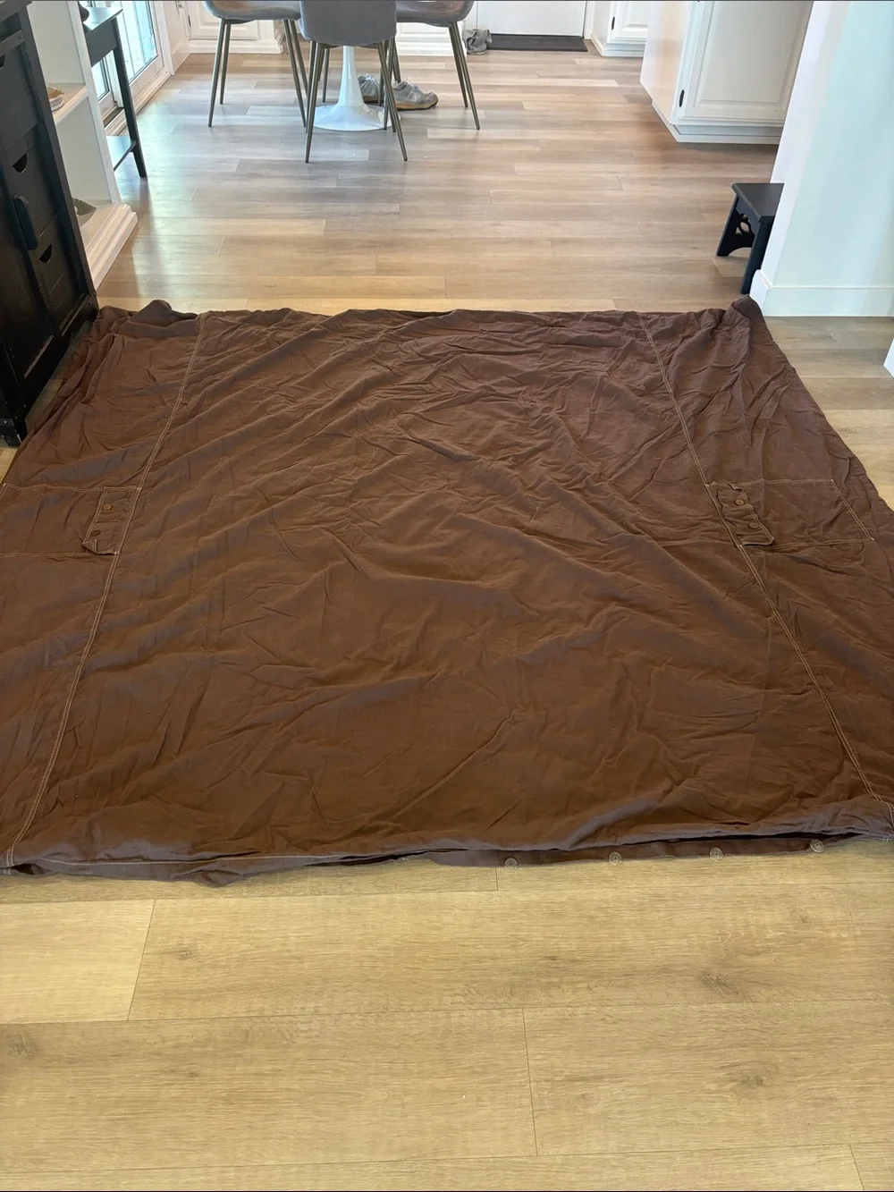 Pottery Barn Kids Brown Duvet Cover